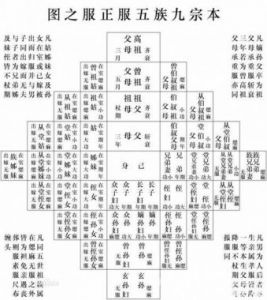 五服六亲九族十八代分别指什么