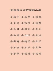 兔宝宝取小名字乳名 免费名字打分免费查询