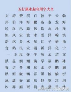 洁字五行属什么 五行属水有涵养的字