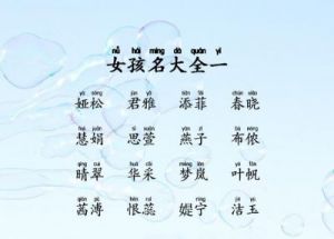 宝宝取名字大全 免费自动取名测分