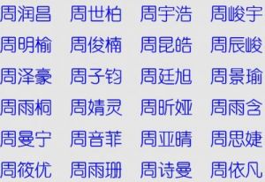 2023男宝宝最佳取名 宝宝取名大全