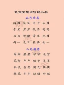 兔年宝宝男孩名字 今年兔年出生男孩名字