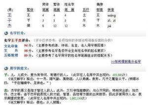 免费名字打分免费查询 测名字好不好