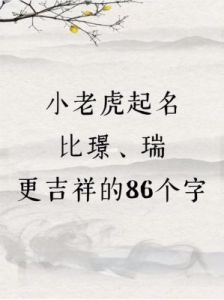 适合虎宝宝取名的'沐'字，寓意前途光明