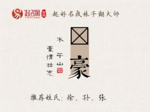 豪字取名寓意与含义：彰显霸气与尊贵