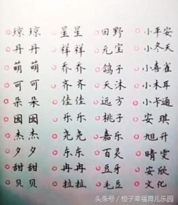 取名字有诀窍：如何挑选既霸气又好记的宝宝名字？