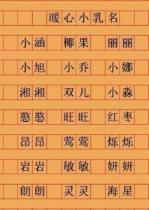 生辰八字查询取名，新生儿起名