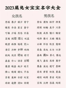 属兔宝宝女孩取名大全：寓意好的女孩名字