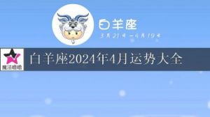 2024年白羊座财运全面解析