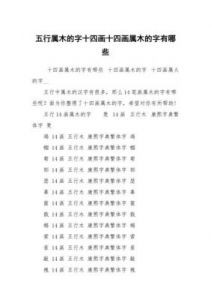 五行属木的名字取自寓意，有哪些好字？