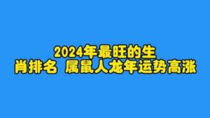 2024年，属鼠、牛、龙、蛇的运势大提升，贵人相助，事业与收入双丰收