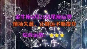 阳光下的星座运势：白羊、金牛、双子与天蝎的好运即将来临