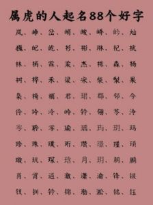 6月份出生的属虎宝宝起名，选择“王”字旁是否合适？