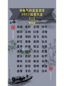 2025年8月6日出生的属虎男宝宝独特新颖名字大全