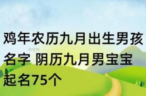 2025年农历九月十六日出生男宝宝的美好寓意名字推荐