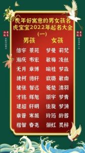 虎年6月出生男孩优雅命名推荐，寓意深远的名字大全！