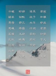 大雪时节降生的宝宝命名：独特动听的名字推荐